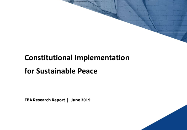 Constitutional Implementation for Sustainable Peace 