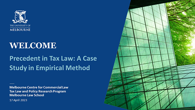 Precedent in Tax Law