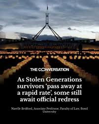 Read: As Stolen Generations survivors ‘pass away at a rapid rate’, some still await official redress