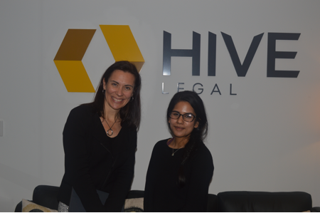 Jodie Baker and Rachel Varghese, from Hive Legal.