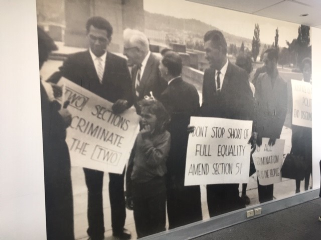 Demonstration supporting the 1967 Referendum, Parliament House