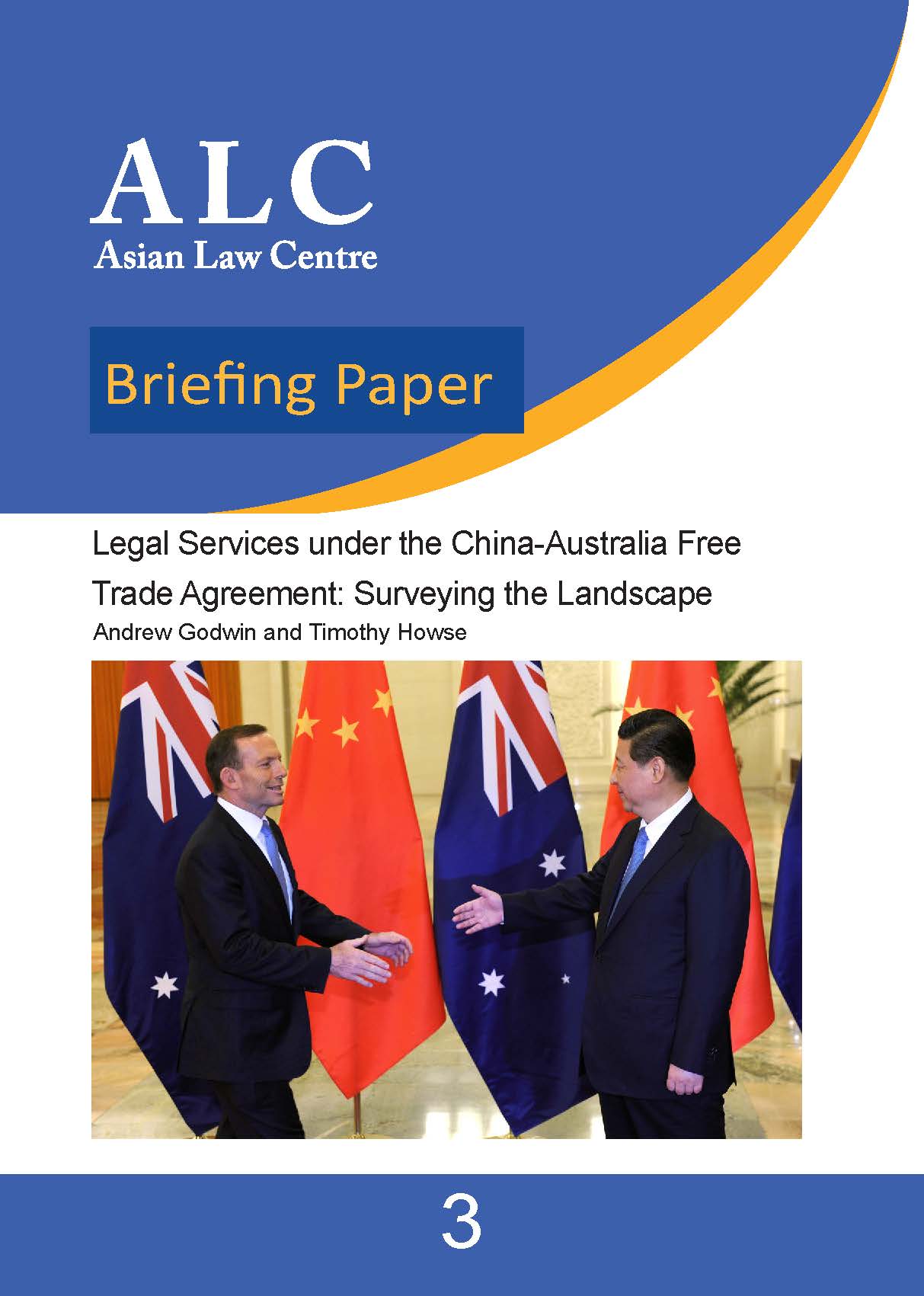 Legal Services under the China-Australia Free Trade Agreement: Surveying the Landscape