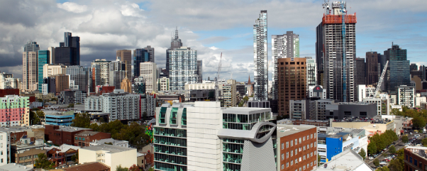 Cityscape of Melbourne