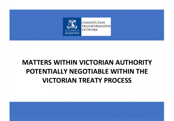 First Peoples’ Treaties with Victoria