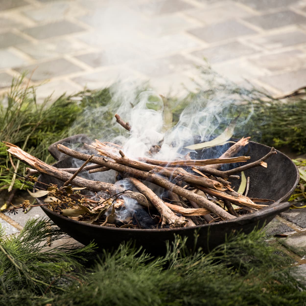 Welcome to Country smoking ceremony Wominjeka 2024