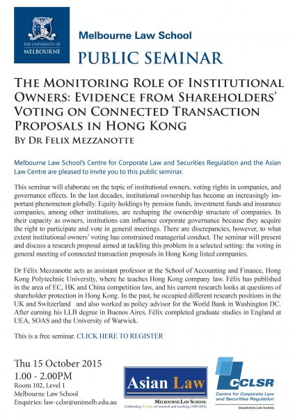 Institutional Owners, Voting Rights and Governance Effects