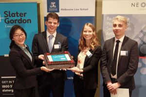 MLS students win legal technology competition with bilingual app