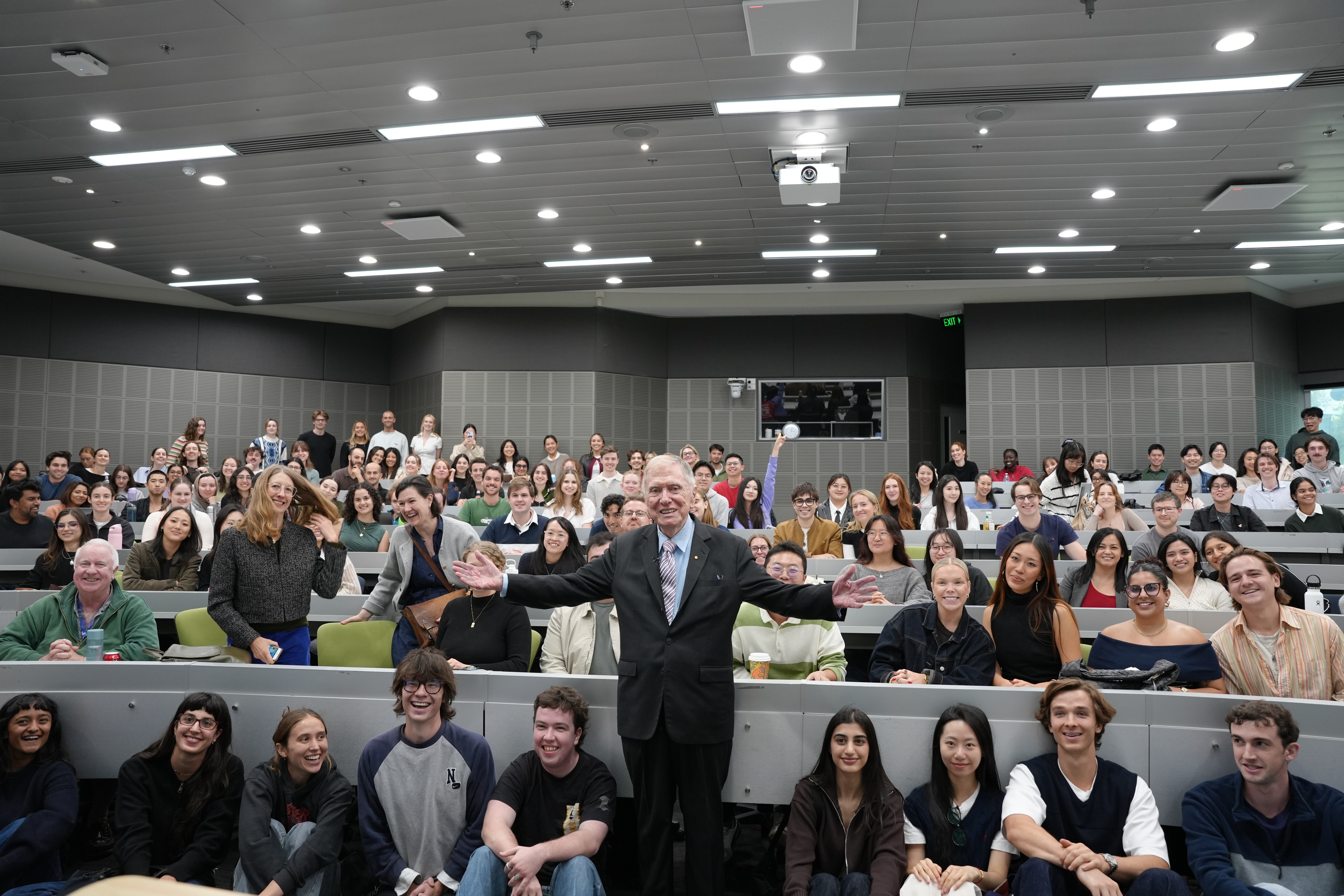'If you have tasted injustice, you don't like it': Justice Michael Kirby lights up theatre
