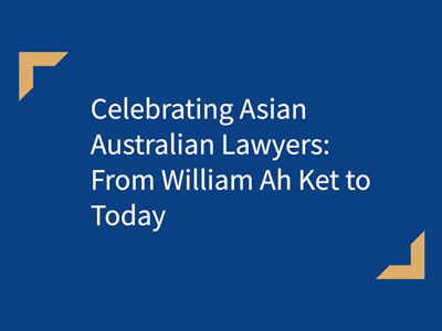Celebrating Asian Australian Lawyers