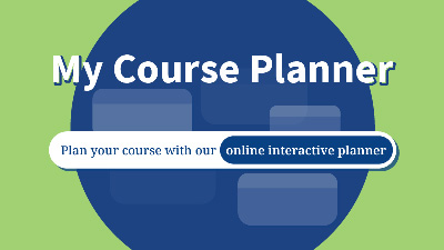 My Course Planner banner image