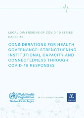 Considerations for Health Governance