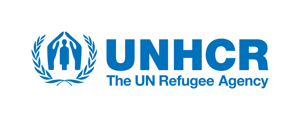 The logo of UNHCR