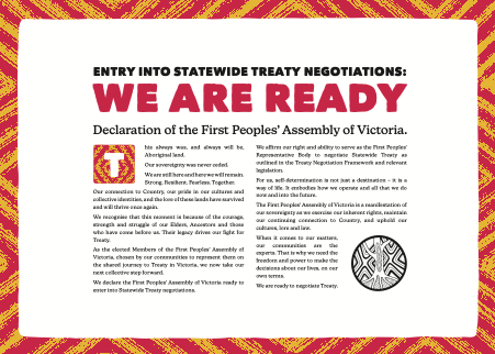 'Historical moment': First Peoples' Assembly ready for treaty