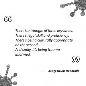 quote from Judge David Woodroffe