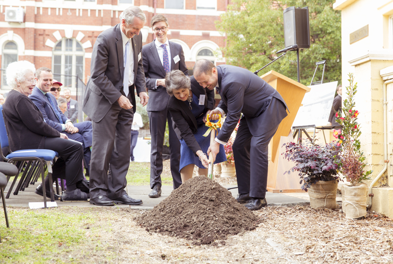 The Melbourne Indigenous Transition School's ground breaking earlier this year